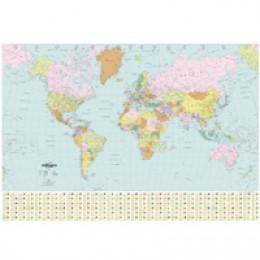 Map World Political Laminated Map BEX