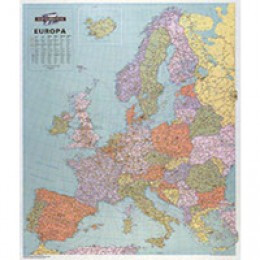 Map Europe Political Laminated Map