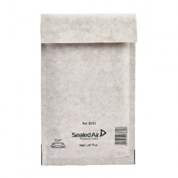 Bubble Postal Bag SS White 120x210mm Pk100