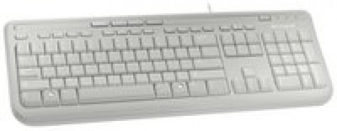 Msoft Wired Keybd 600 White ANB-00026