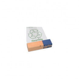 Acorn Green Bin Liner Clear/Printed Pk50