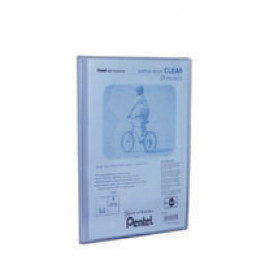 Pentel Recycled A4 Display Bk Clear 30Pkt Blue