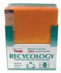 Pentel Recycology Fresh Files Pk20 Astd