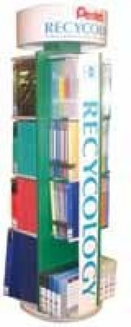 Pentel Recycology Stand And Stock Astd