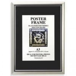 PAC Wall Mounted Poster Frame A1 Silver