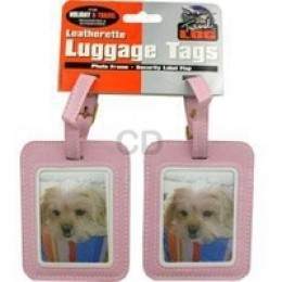 Travel Log 2-piece Pig Leather Lug Tags