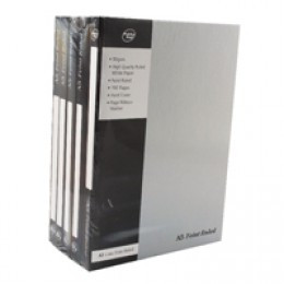 Pukka Pad C/Bound Book A5 Silver/Black