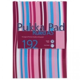 Pukka Pad C/Bound Book A5 Astd Stripe