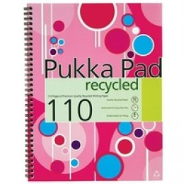 Pukka Pad A5 Recycled Pad Pink/Blue KRCA5/110