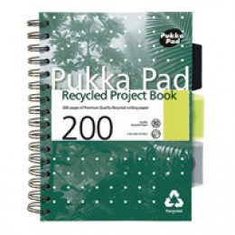 Pukka A5 Recycled Project Book Green