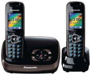 Panasonic DECT TAM Twin Black KXTG8522EB