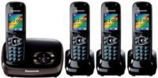 Panasonic DECT TAM Quad Black KXTG8524EB