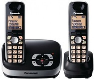 Panasonic DECT TAM Twin Black KXTG6522EB