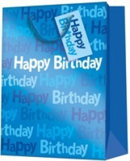 Regent Gift Bag Cool Blues Medium  Z160M