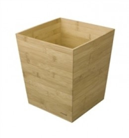 Rexel Bamboo Waste Bin Beech 2102372