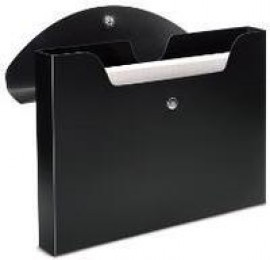 Rexel Optima DocWlt Black Pk3