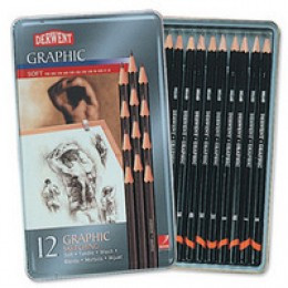 Derwent Graphic Sketching Set Pk12 34215