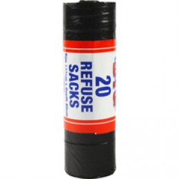 Big Value Refuse Sacks Roll 20 Pk24