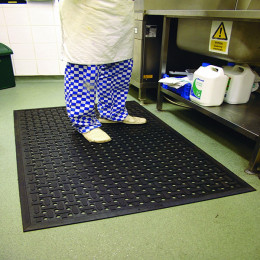 FD Kitchen Mat 850X1400mm Black 319138