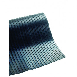 FD Ribbed 5mm Matting 1200Mmx10M Black
