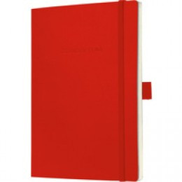 Sigel Notebook Squared 135x210x13mm Red