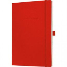 Sigel Notebook Squared 187x270x13mm Red