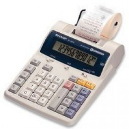 Sharp EL1801E Printing Calculator 12Digit Euro