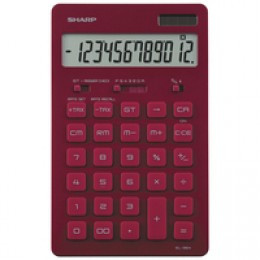 Sharp Design Calculator Red EL-364BRD