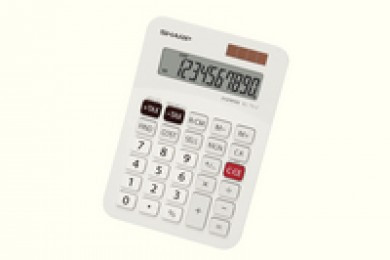 Sharp Desktop Calculator White EL-331FB