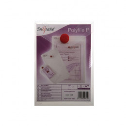 Snopake Polyfile Wallet A7 Clear 13306