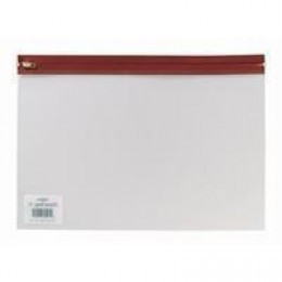 Snopake Zippa Bag A4 Red 12745