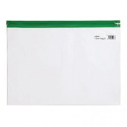 Snopake Zippa Bag A4plus Green 12810