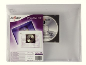 Snopake Polyfile CD Clear 13220