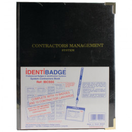 Identibadge Contractor Bk/Lanyard IBSSC5