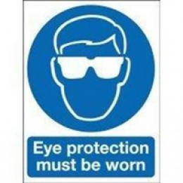 Eye Protection Must 20x15 Self Adhesive M26A/S