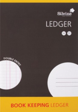 Silvine A4 Ledger Book SJA4L