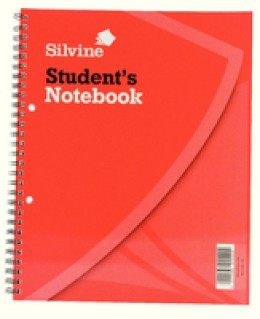 Silvine Spiral Book 10x8 60Lf Feint