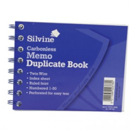 Silvine TwinWire Carbls Dup Memo Bk 730