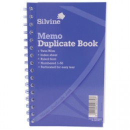 Silvine TwinWire Carbls Dup Memo Bk 731
