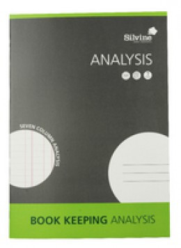 Silvine A4 Analysis Book SJA4A