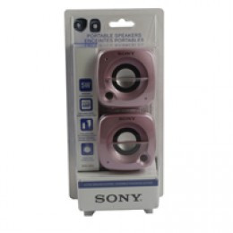 Sony 2.0 Ch Transport Compact Speakr Pink
