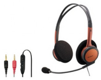 Sony Headset With In-Line Volcontrol Orange