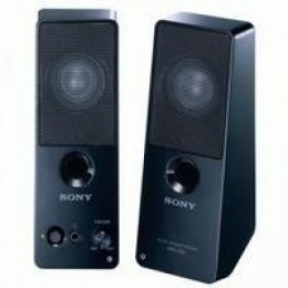Sony 2.0 Ch Slim Size Desktop Speakr Black