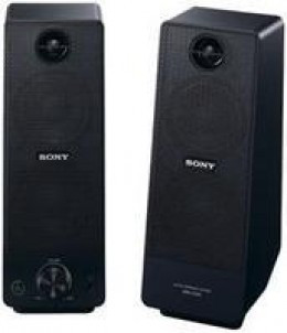 Sony 2.0 Ch Sound Desktop Speakr Black