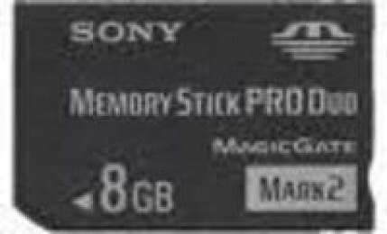 Sony Mem Stick Pro Duo 8Gb HX HS MSHX8GA
