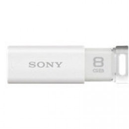 Sony USB Micro Vault Clk 8Gb White USM8GPW