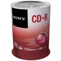 Sony CD-R 80min/700Mb Spindle Pk100