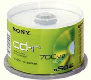 Sony CD-R 80min/700Mb Print Spindle Pk50