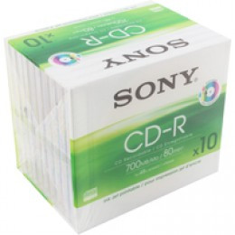 Sony CD-R Printable 80Min 700Mb Pk10