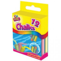 Tallon 12 Coloured Chalks 1209